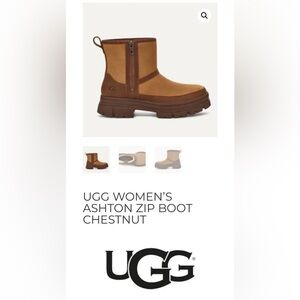 UGG Women's Ashton Zip Boot - Brown